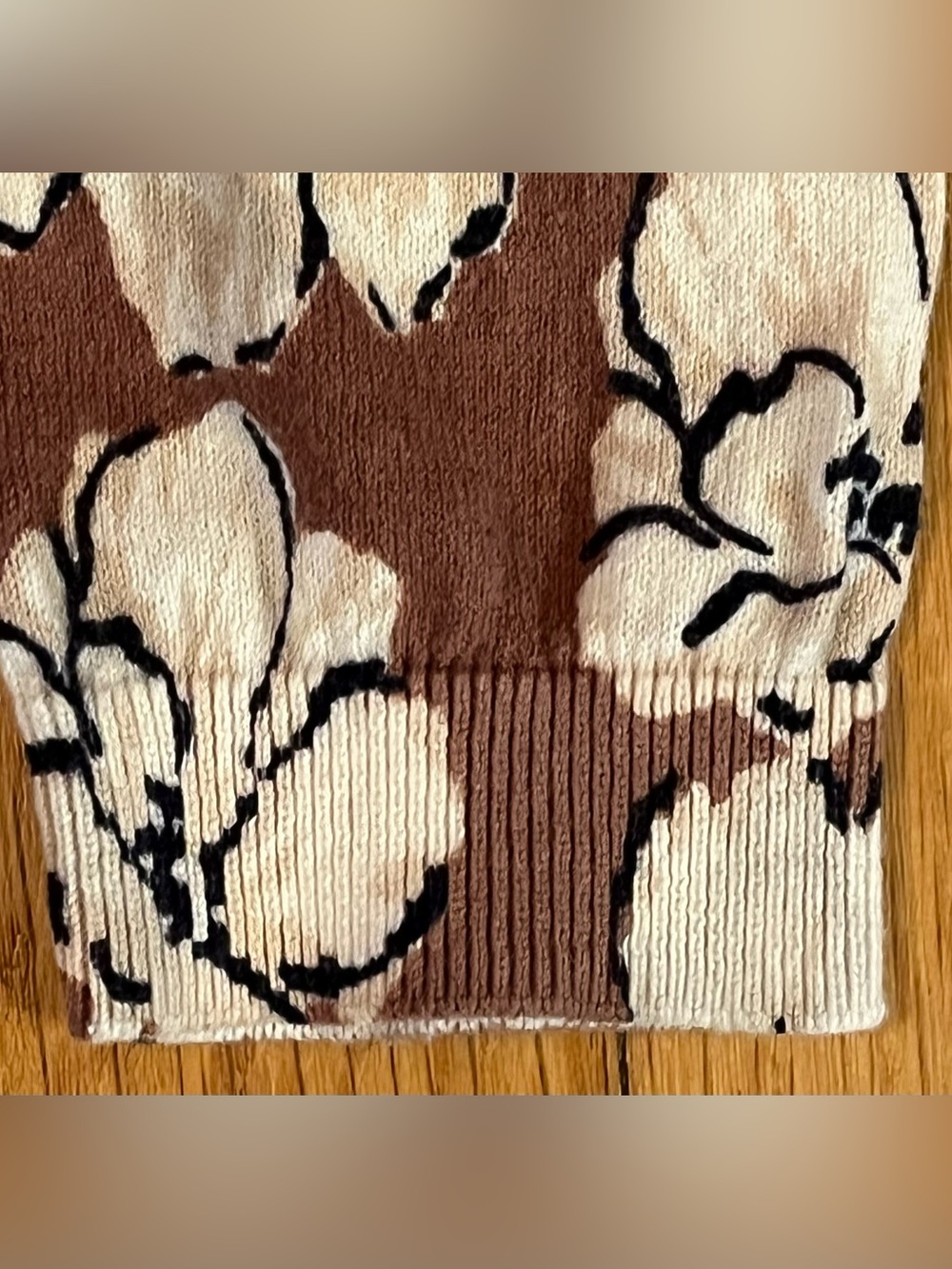 Cotton Ann Taylor Sweater Floral Size Small - Picture 6 of 10
